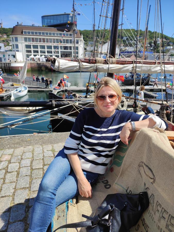 Apartmán Le Reflet Des Voiles Face Au Port De Fécamp Exteriér fotografie